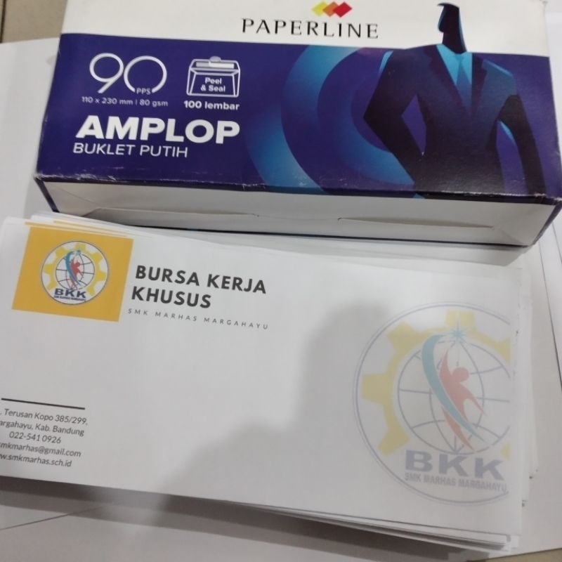 

CETAK AMPLOP Custom 11x23 cm pengerjaan cepat
