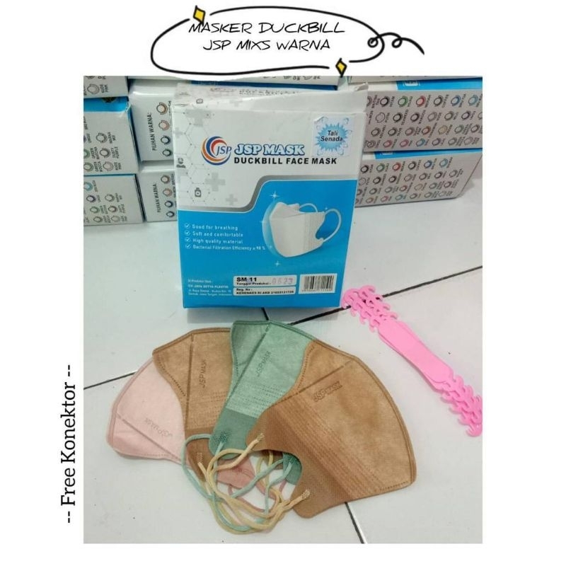 Masker Duckbill JSP Warna