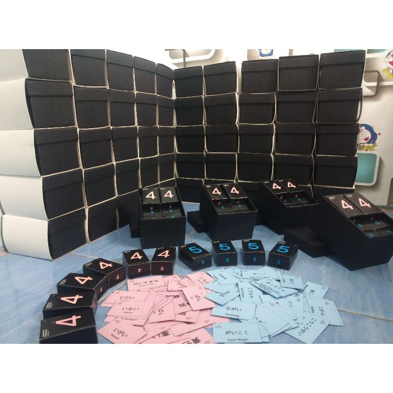 

FUJICARD Flashcard bahasa Jepang kanji N5 dan N4 total 500 kartu