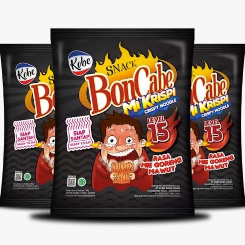 

BONCABE MIE KRISPI level 15 kemasan 12 gram