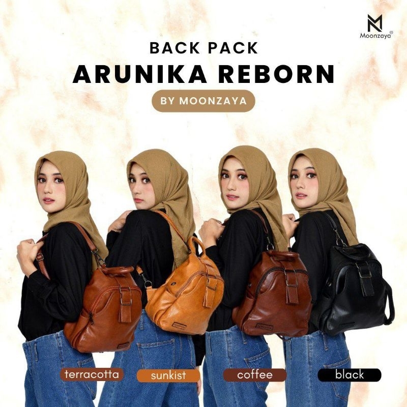 TAS RANSEL WANITA ARUNIKA REBORN MOONZAYA