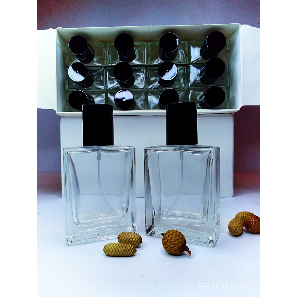 botol parfum kosong 50ml drat harga satuan, botol parfum kosong kotak 50ml harga satuan