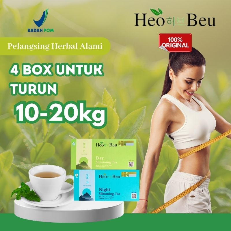 

Teh Pelangsing Heo Beo Original BPOM Slimming Tea Herbal Peluntur Lemak Detox Tea