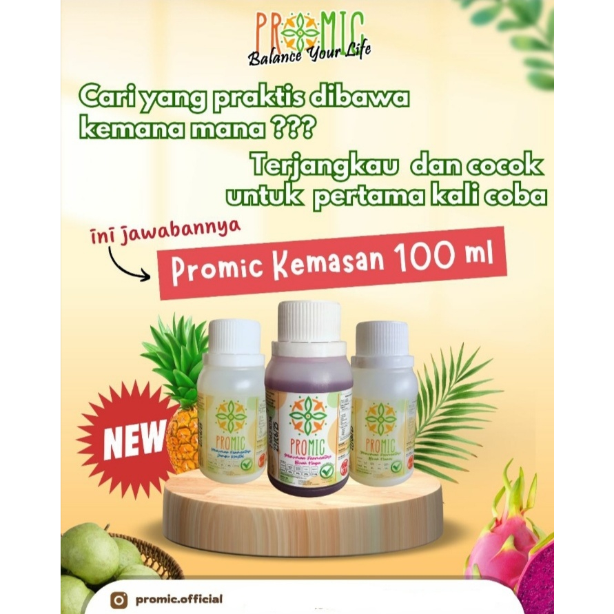 New PROMIC/ Minuman Probiotik/ Biang Starter Promic 100 ml