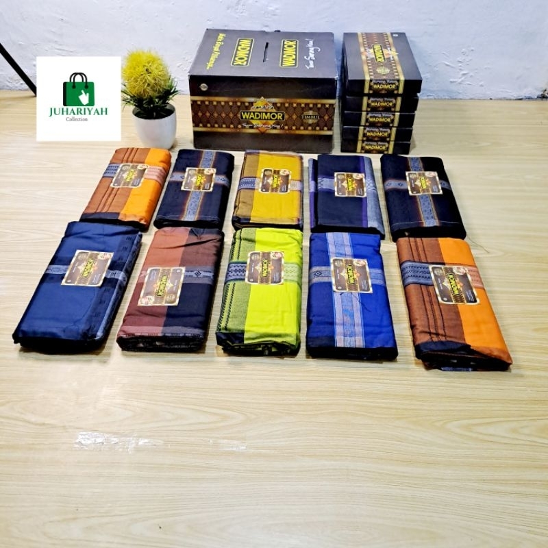 Sarung Wadimor Timbul Motif Kotak