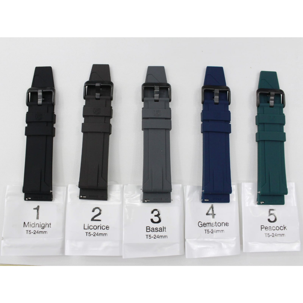 Strap Tali Jam Tangan T5 Rubber Silicon Original