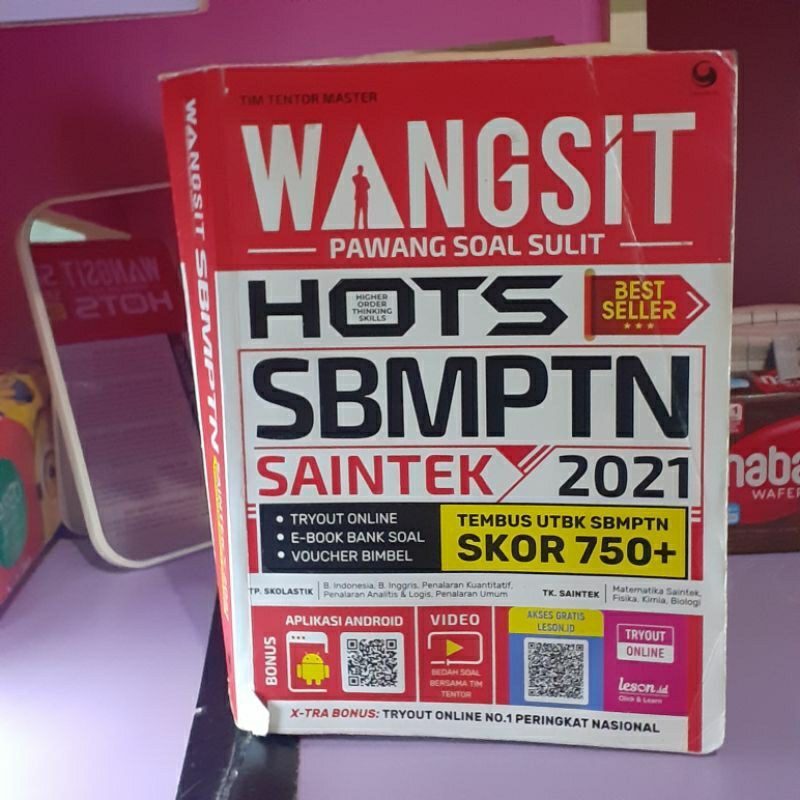 [PROMO KEMERDEKAAN] BUKU WANGSIT HOTS SBMPTN SAINTEK 2021 BEKAS ORIGINAL  ADA PK PU DAN PENALARAN AN