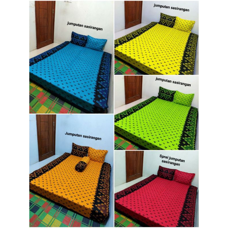 SPREI BATIK PRINTING ASLI PEKALONGAN UKURAN 180X200