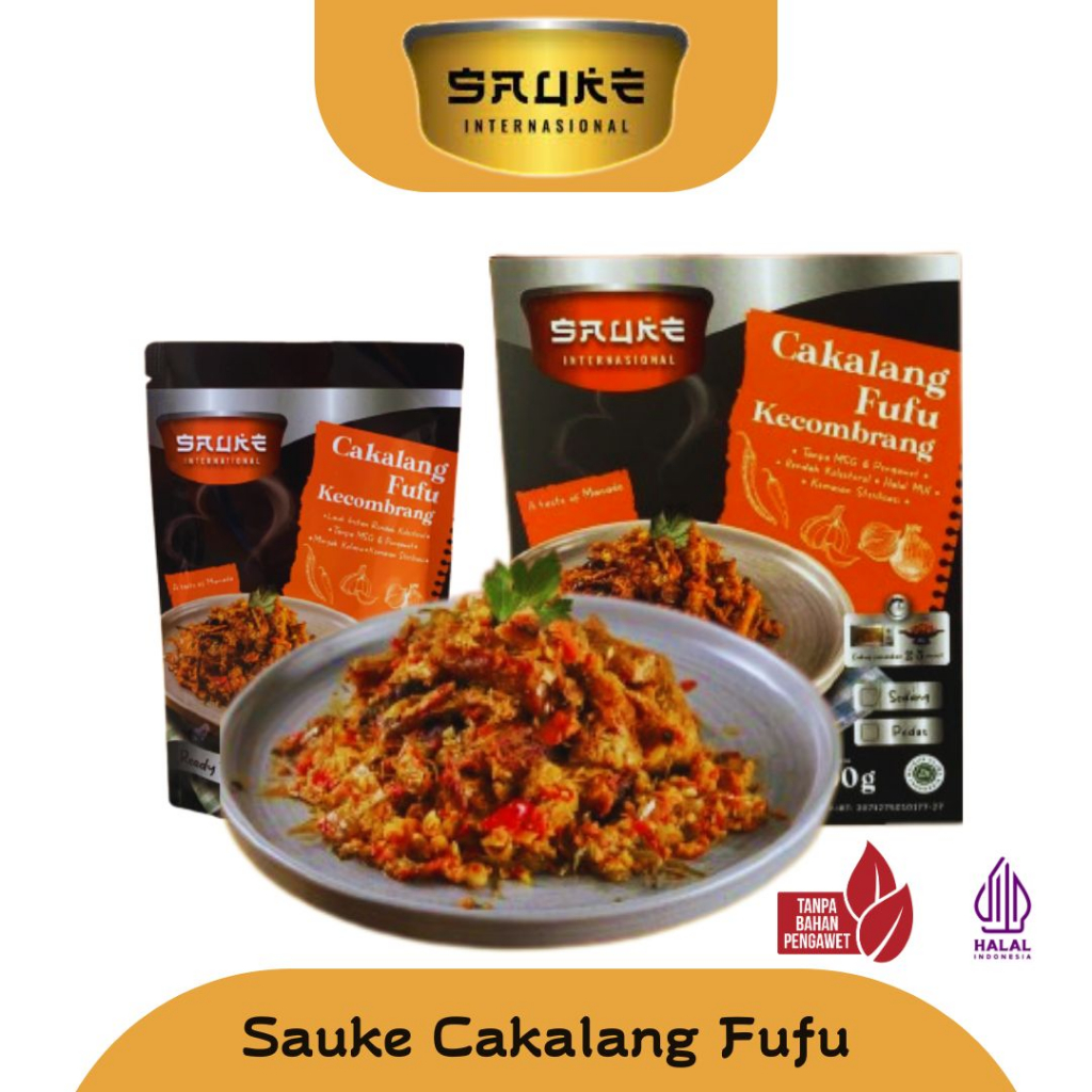 

Makanan cakalang fufu kecombrang siap saji Olahan cakalang fufu kemasan praktis instan siap makan halal