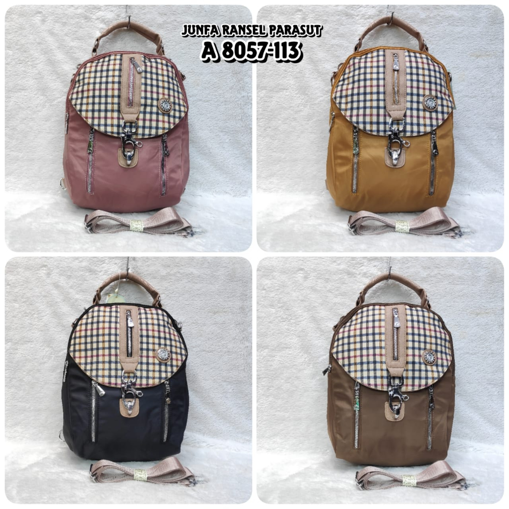 TAS RANSEL JUNFA MULTIFUNGS ORIGINAL 8057-113 BAHAN PARASUT