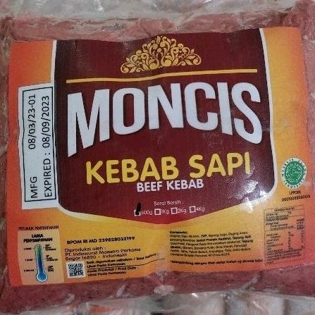 

Moncis Kebab Sapi 500gr