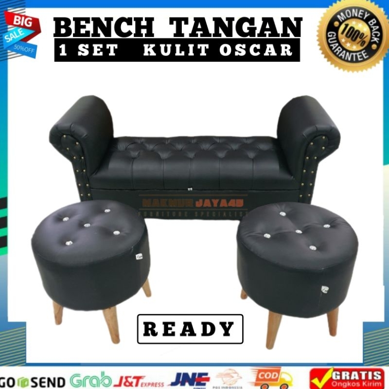 sofa 1 set minimalis ruang tamu / sofa set mewah / sofa bahan kulit oscar ( ready stock )