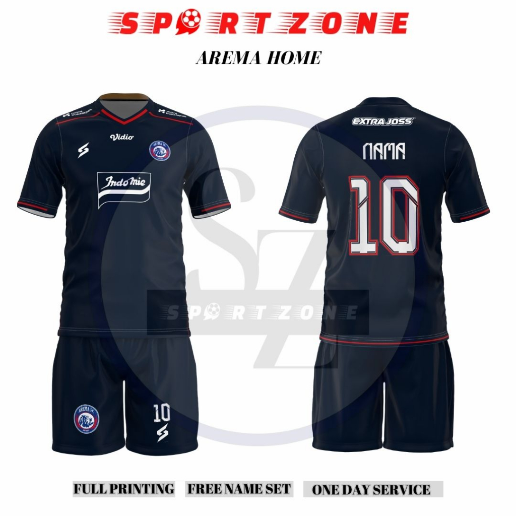 Jersey baju bola Arema home 2023-2024 premium