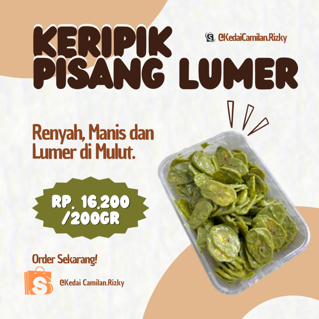 Keripik Pisang Lumer Matcha