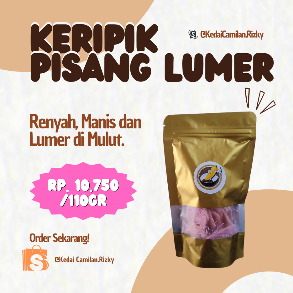 

Keripik Pisang Lumer Strawberry 110gr