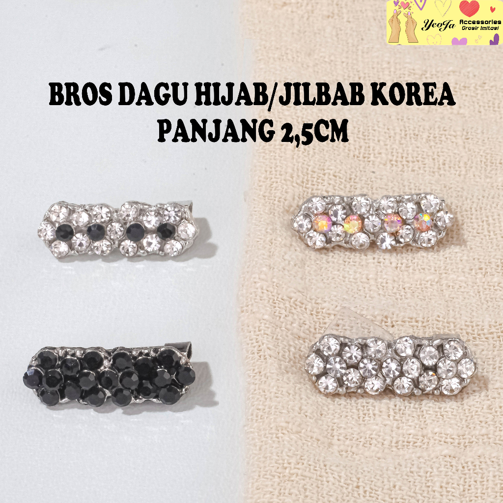 Bros Dagu Korea / Hijab / Bros JIlbab / Bros Cantik / Panjang  / Kerudung / Peniti  (CM 223)