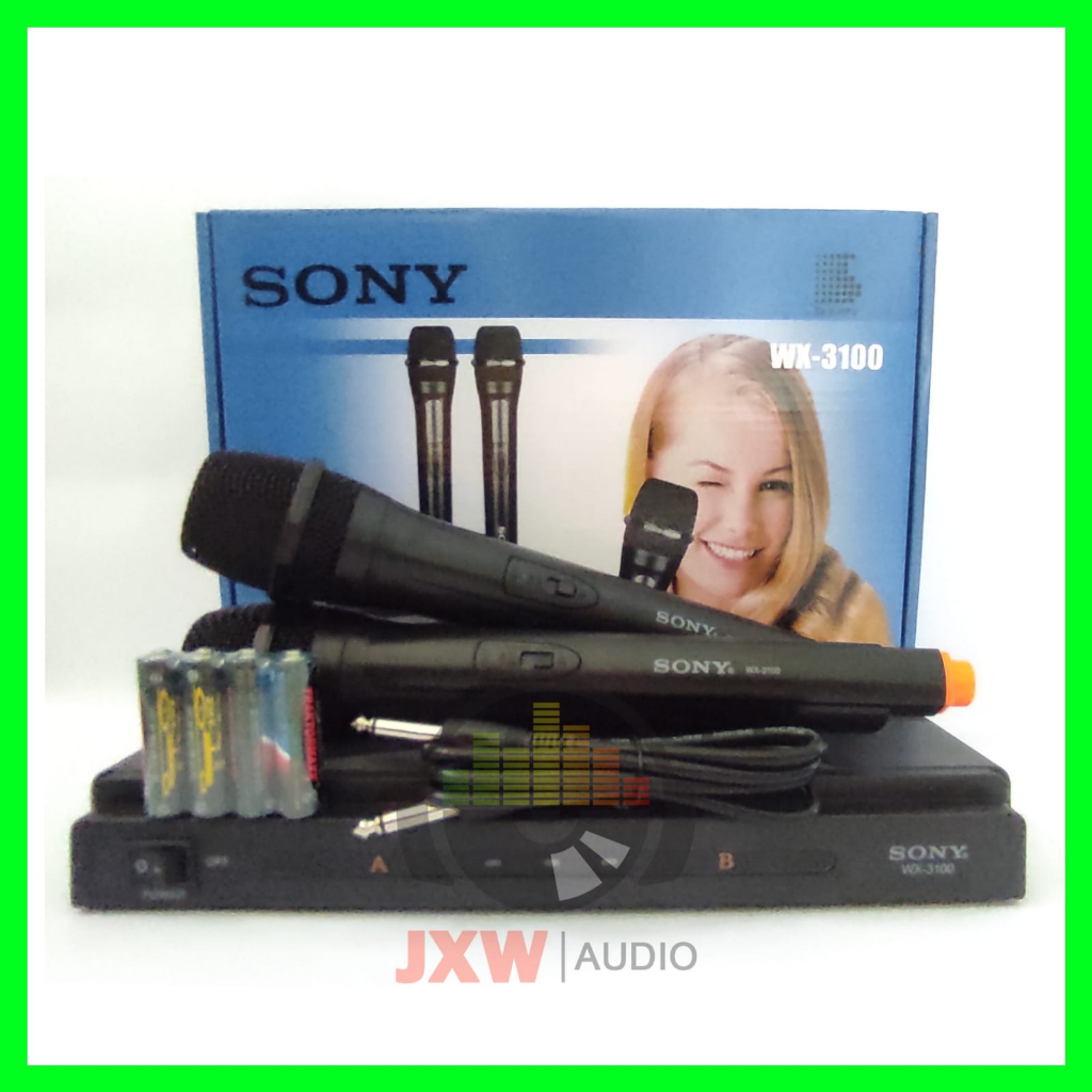 MIC WX-3100 UHF / MICROPHONE WIRELESS WX3100 UHF / MIC WX 3100 HANDHELD UHF