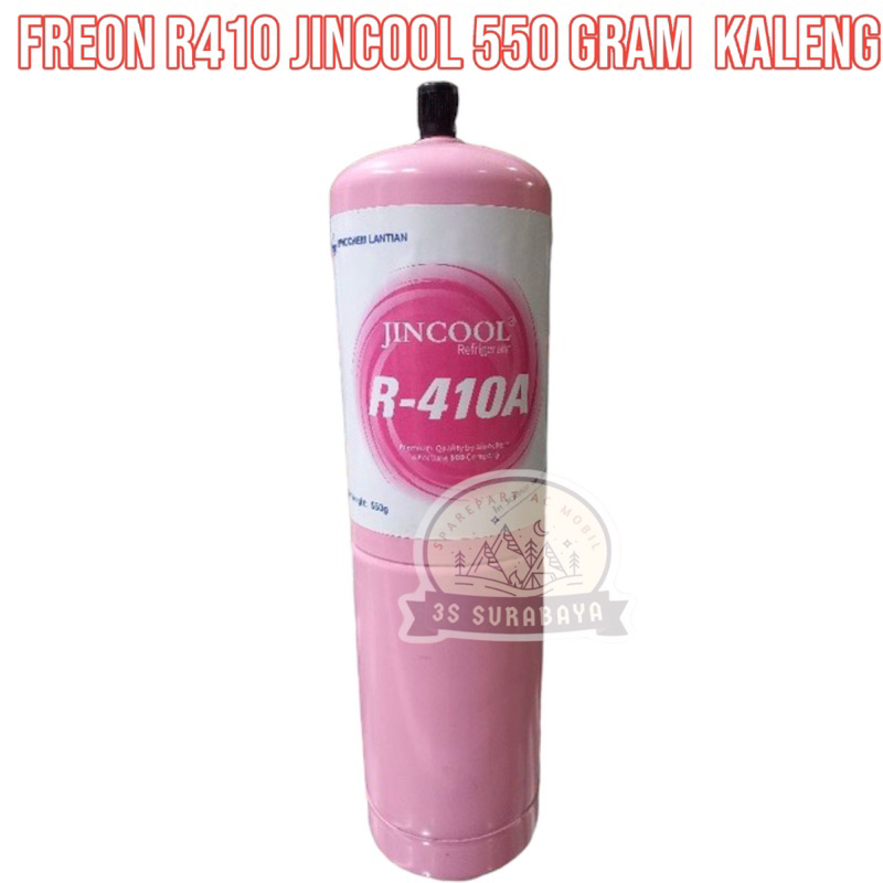 Freon R410A Jincool Sinochem 550 gram Kaleng Ac Kulkas Ac rumah