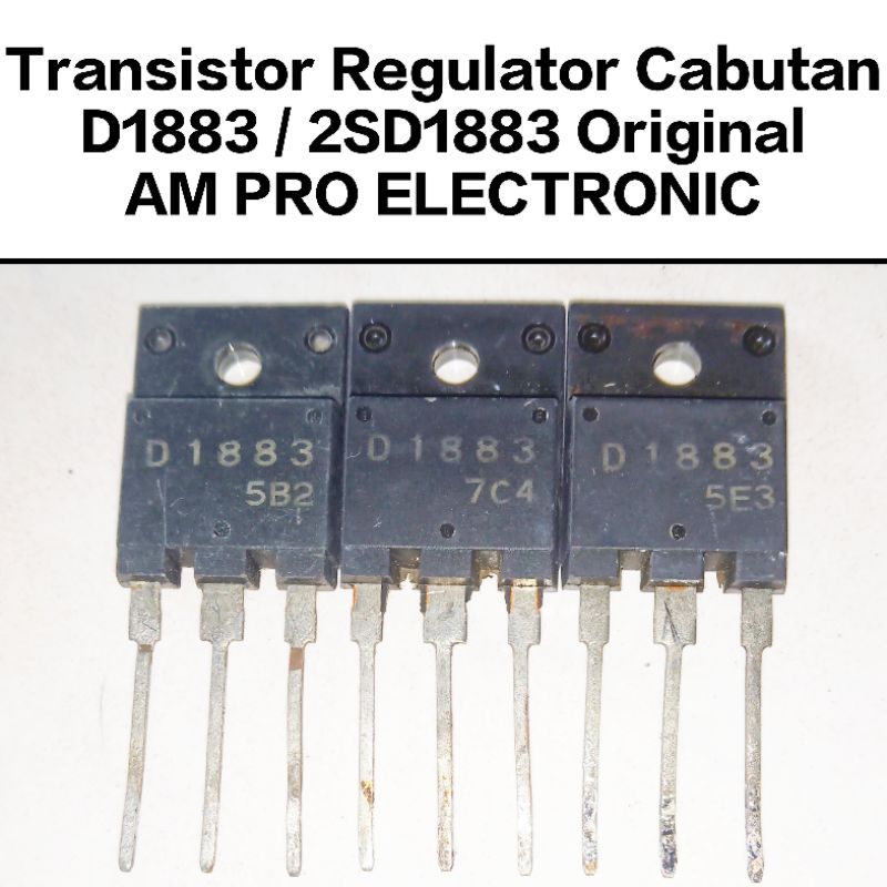 TR D1883 Pengganti D1577 Transistor Regulator D 1883 Cabutan 2SD1883 Original