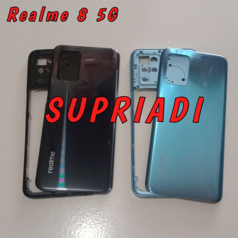 Midle Bazel + Backdoor Realme 8 5G Back Cover Casing Kesing Realme 8 5g