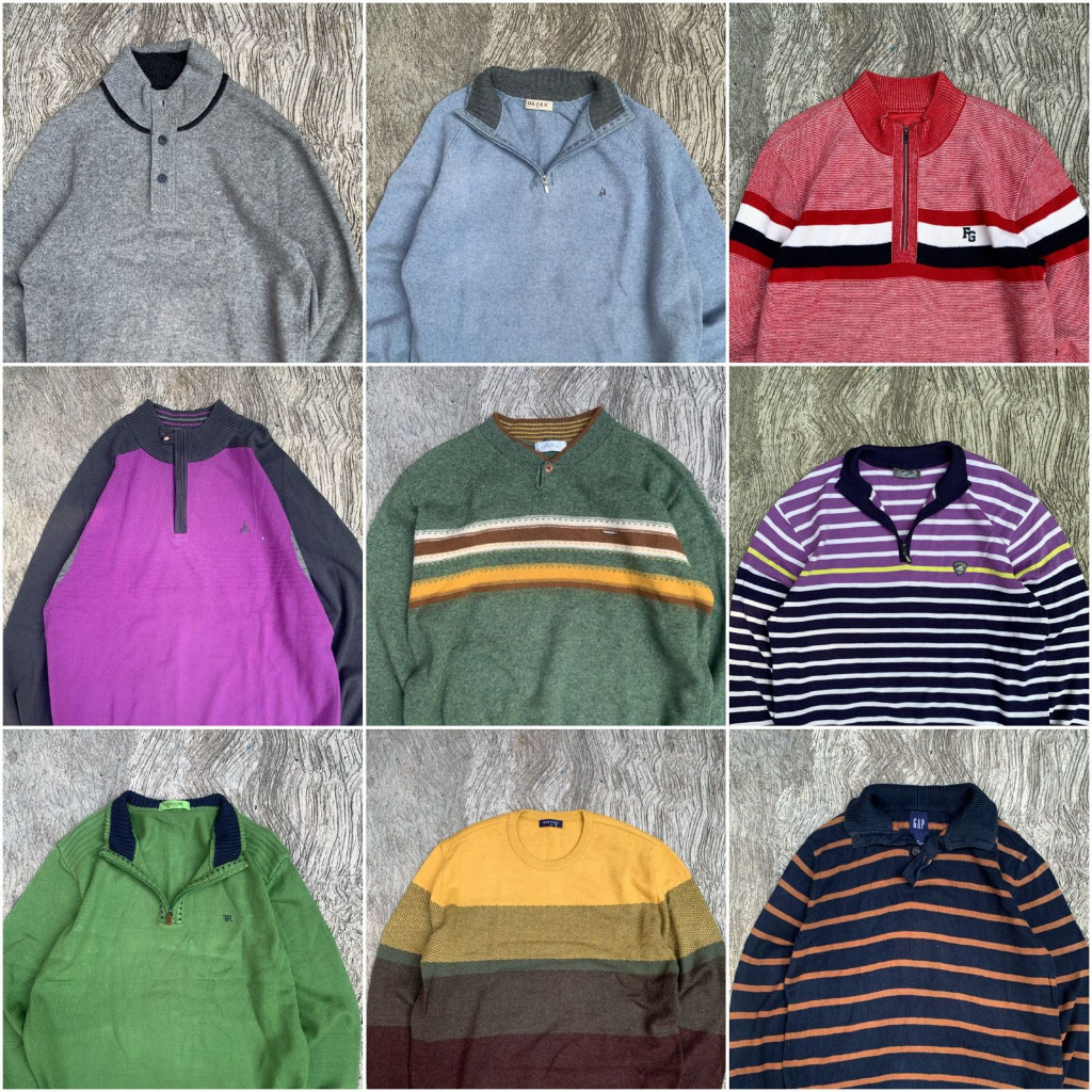 Knitwear vintage/ Sweater rajut / knit sweater/ sweater wool / cardigan rajut / rajut knitwear secon