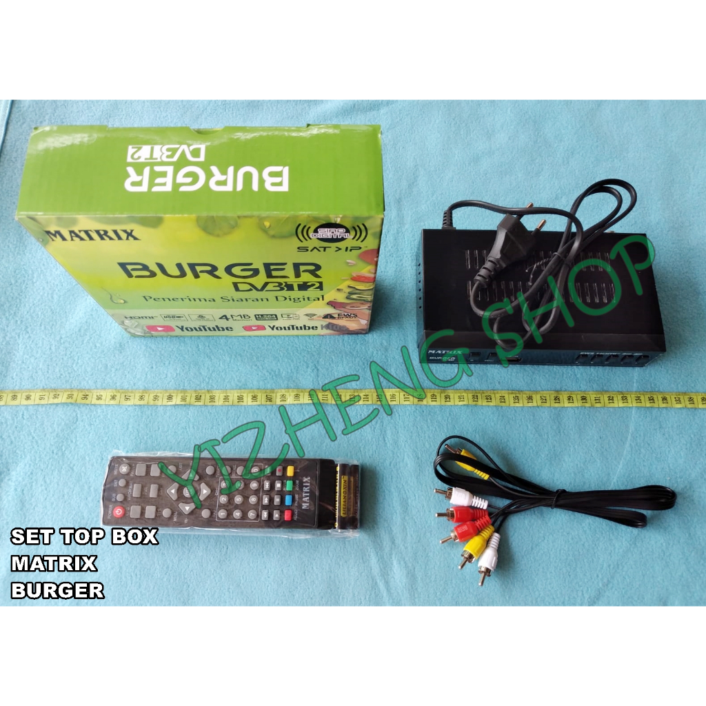 SET TOP BOX MATRIX BURGER