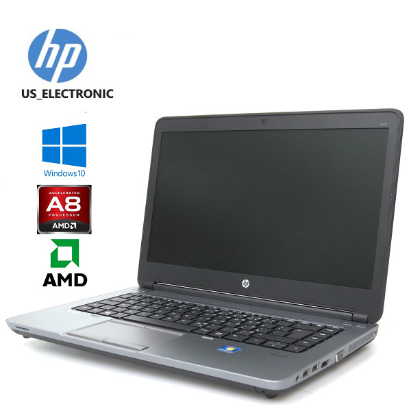LAPTOP HP 645 AMD A8 SUPORT SYSTEM RAM 8GB - 512SSD WIN 10