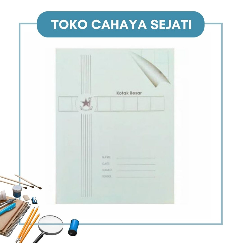 

Buku Kotak Besar Bintang Obor 38 lbr Isi 10