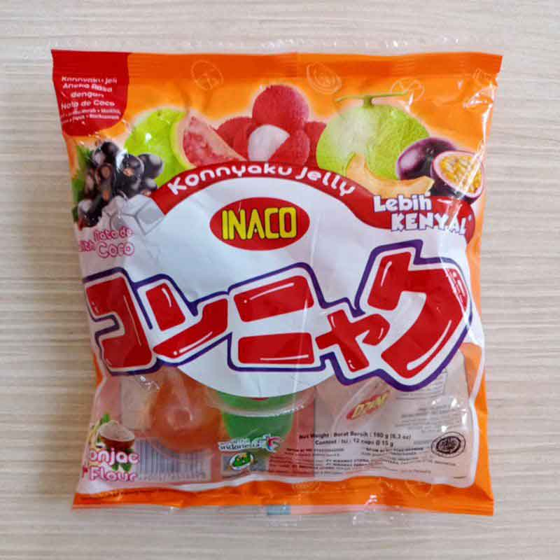 

Konnyaku Jelly Fruit * Inaco Mini Jelly * Jelly Nata De Coco * Isi 12pcs