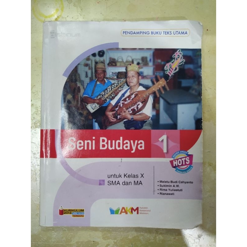 

Buku Seni Budaya K13/ Kelas X, 1, 10 SMA