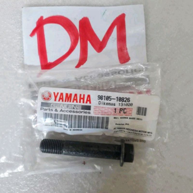 baut 14 segitiga conroad shock skok belakang atas bawah Vixion old lama 90105-10826 asli original Ya