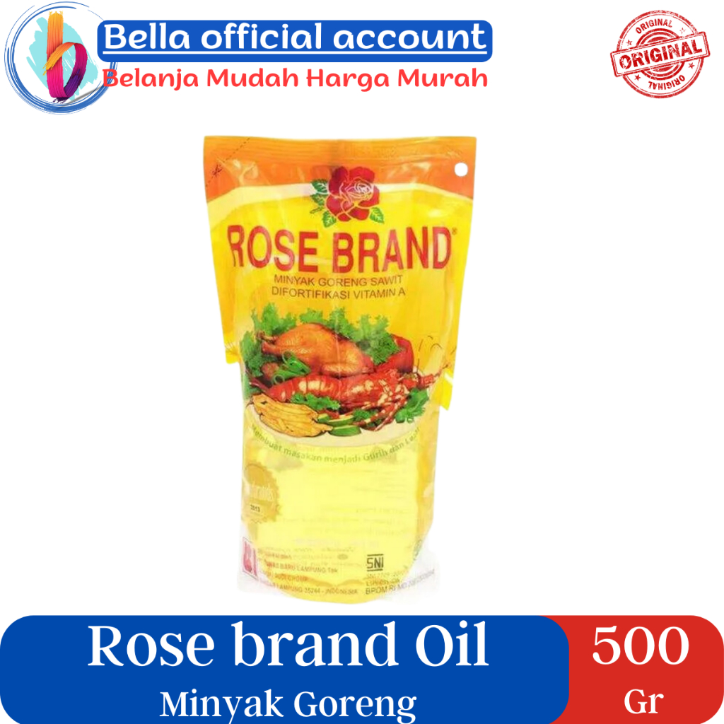 

Rose Brand Minyak Goreng Pouch 500 ml