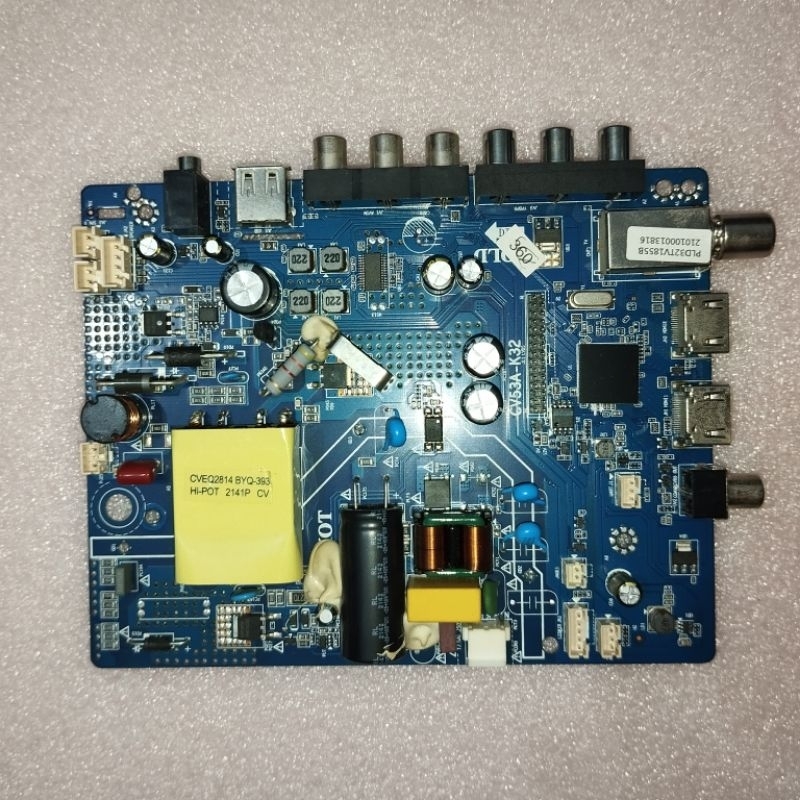mainboard mb mesin tv led polytron PLD32TV1855B PLD32TV1855