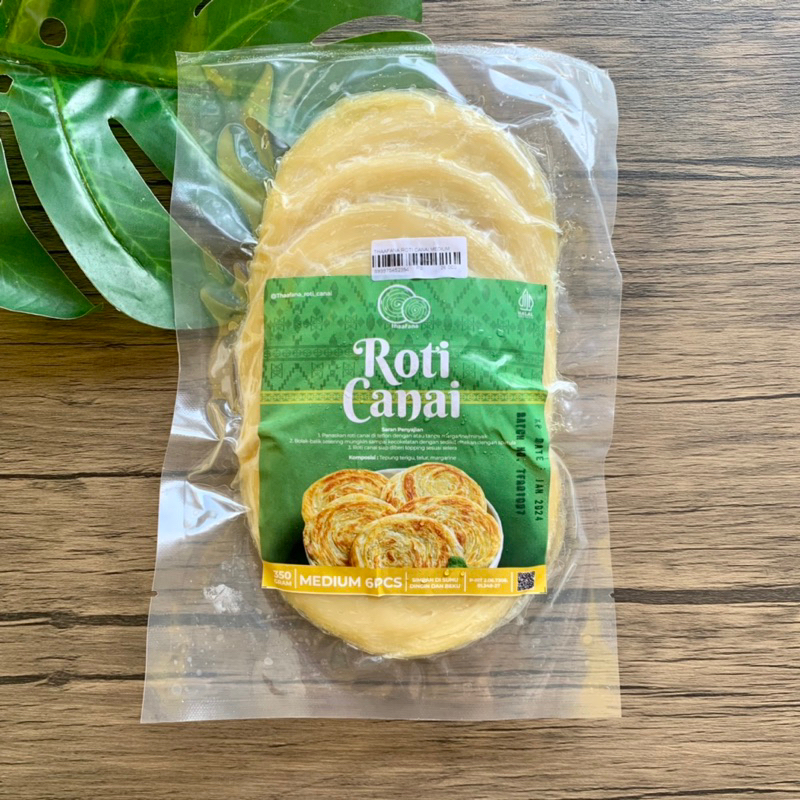 

Thaafana Roti Canai Medium 350gr [Isi 6 pcs]