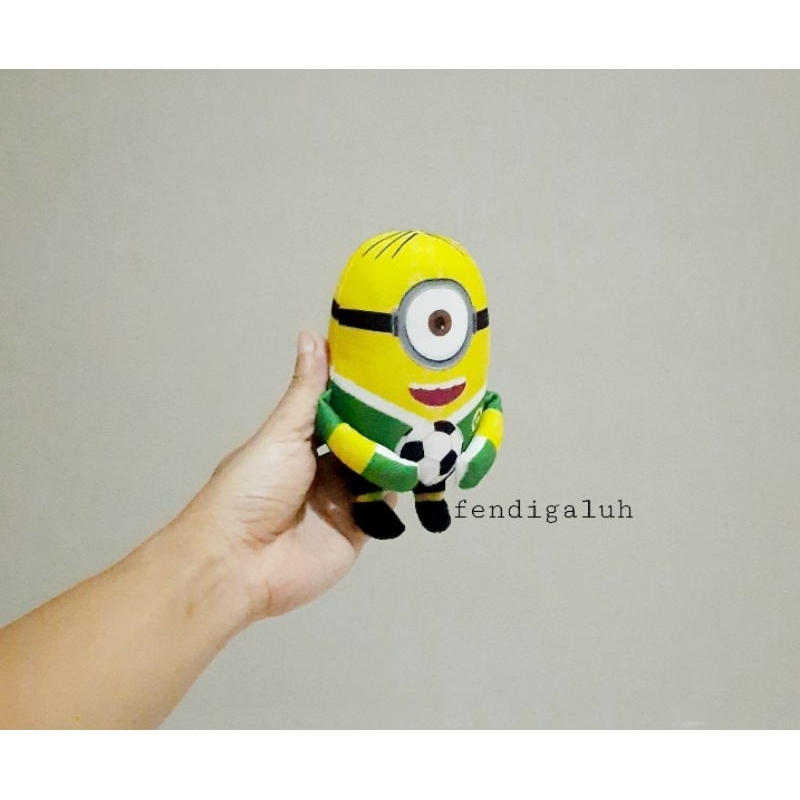 Boneka Carl Minion Original Despcable Me Size 15 cm/ Boneka Minion