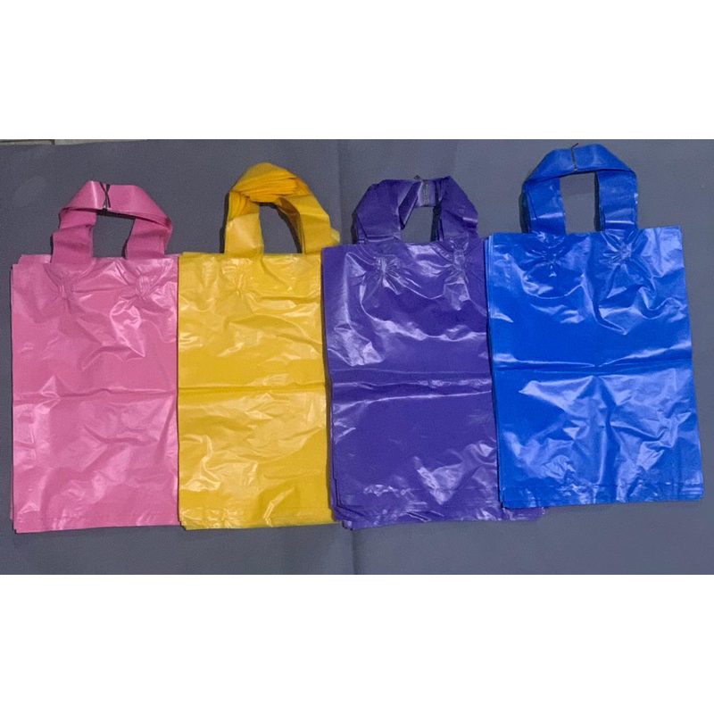 Softhandle Shopping Bag 25X30 isi 25 lembar/Kantong souvenir polos/Kantong plastik Soft handle