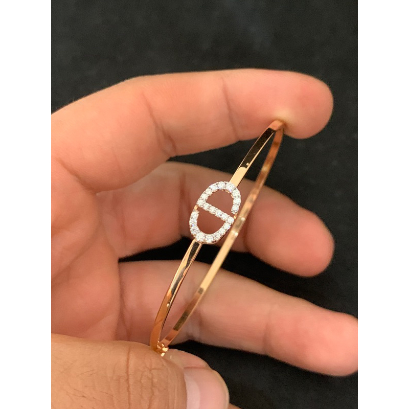 gelang emas asli kdr 700 model Cd bermata