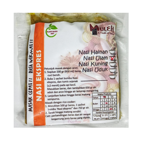 

Bumbu Nasi Ulam Vegetarian 100 gr