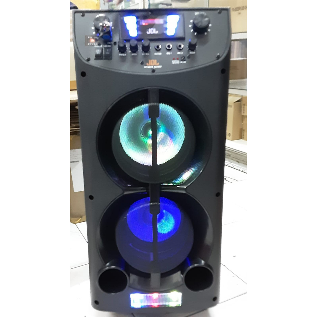 speaker bluetooth karaoke JDL AU 980 mix 8" dan 6" speaker