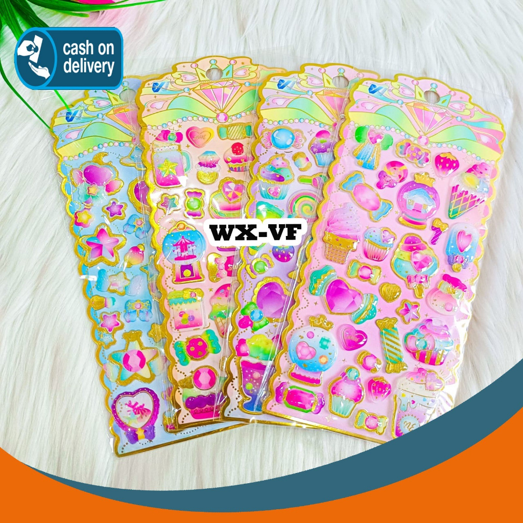 

STICKER TIMBUL 3D CANDY WX-VF STICKER TERMURAH COD ORIGINAL KARAKTER LUCU IMUT KADO UNIK