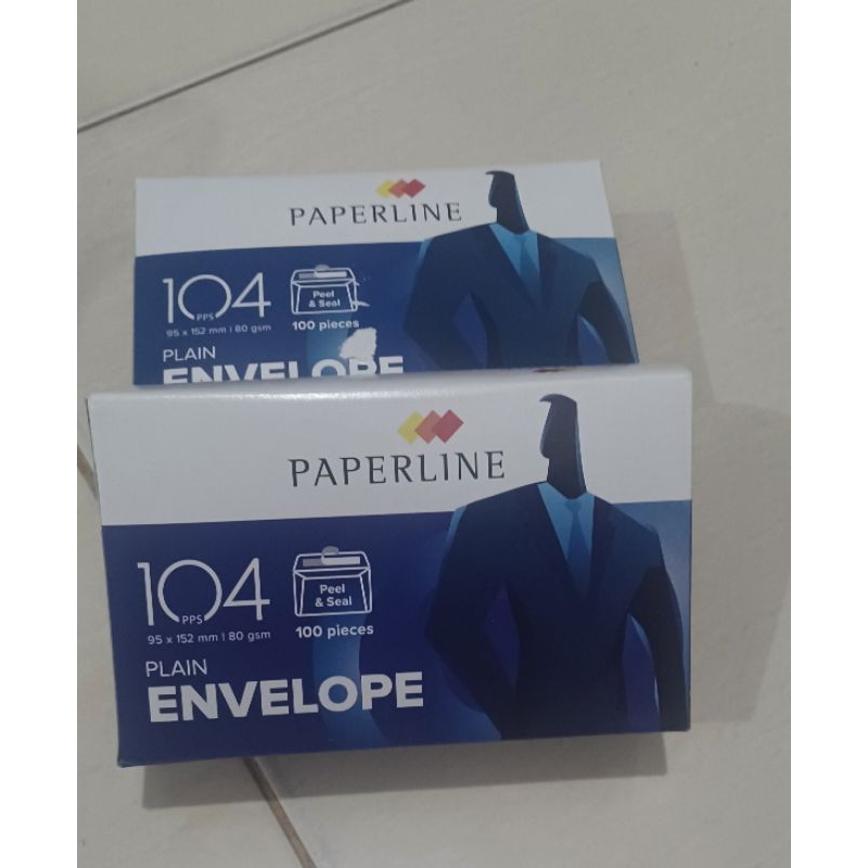 

Amplop putih papperline 95 X 152 MM