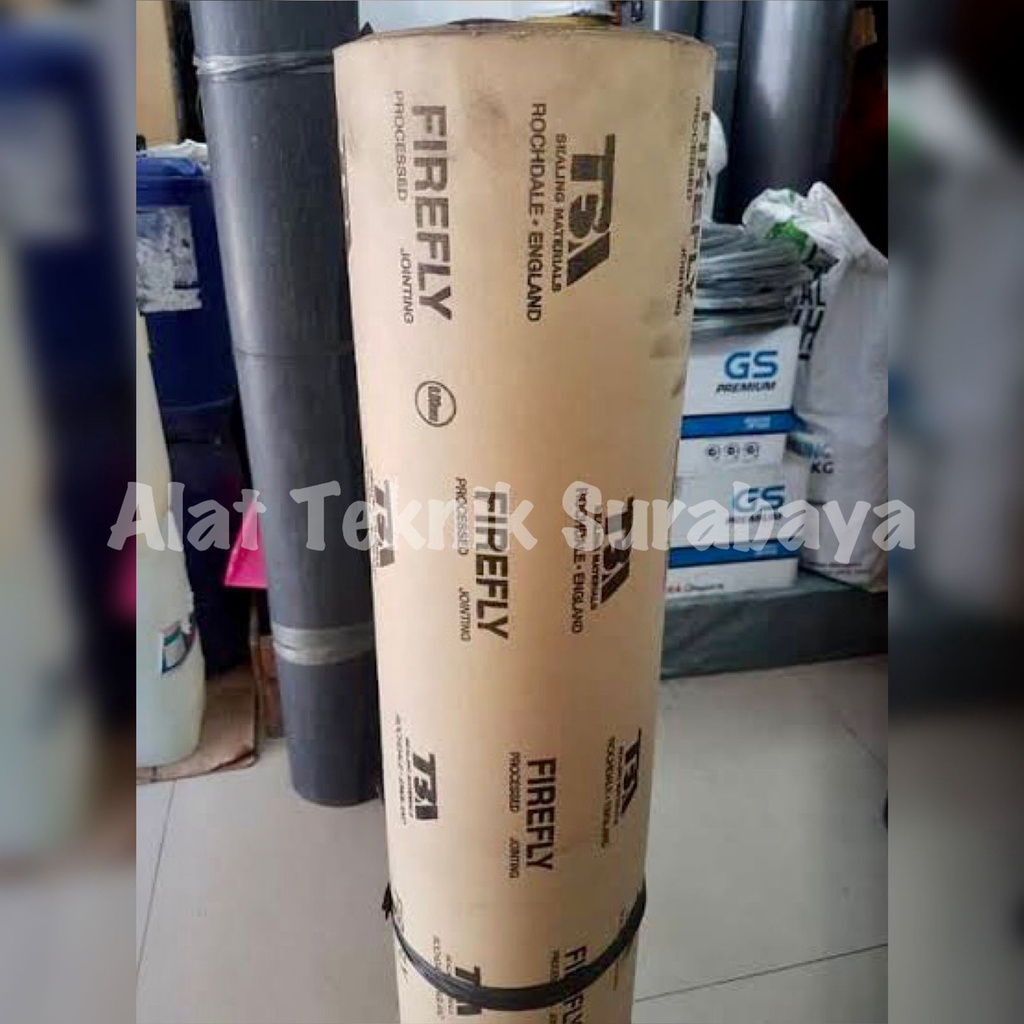 1 ROLL PACKING OIL TBA 0,8 MM FIREFLY GASKET PAPER TORKA PAKING KERTAS TEBAL 0.8 OLI FIRE FLY FLANGE