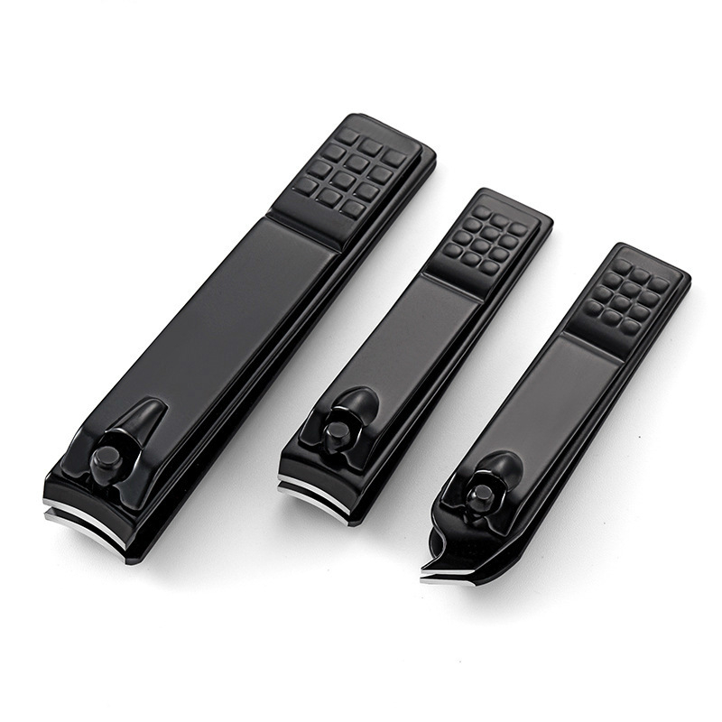 ED - GUNTING KUKU STAINLESS STEEL HITAM DOFF SUDUT MIRING LANCIP TAJAM-1