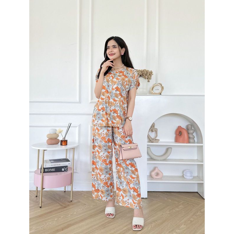 AISHA SET ORI by HD.id - Setelan Busui - Oneset Rayon Premium