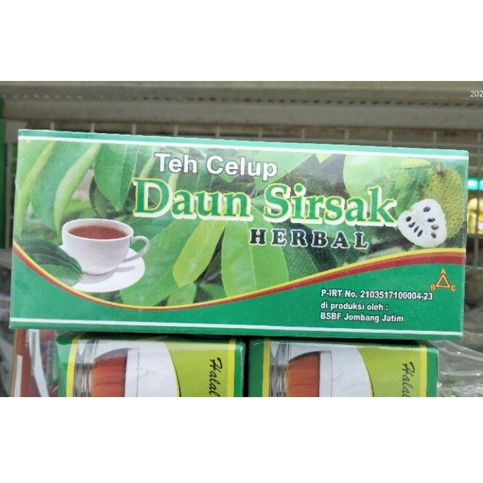 

Teh Celup Daun Sirsak - Teh Herbal Untuk Nyeri Sendi Asam Urat Kolesterol Dan Penyakit Jantung