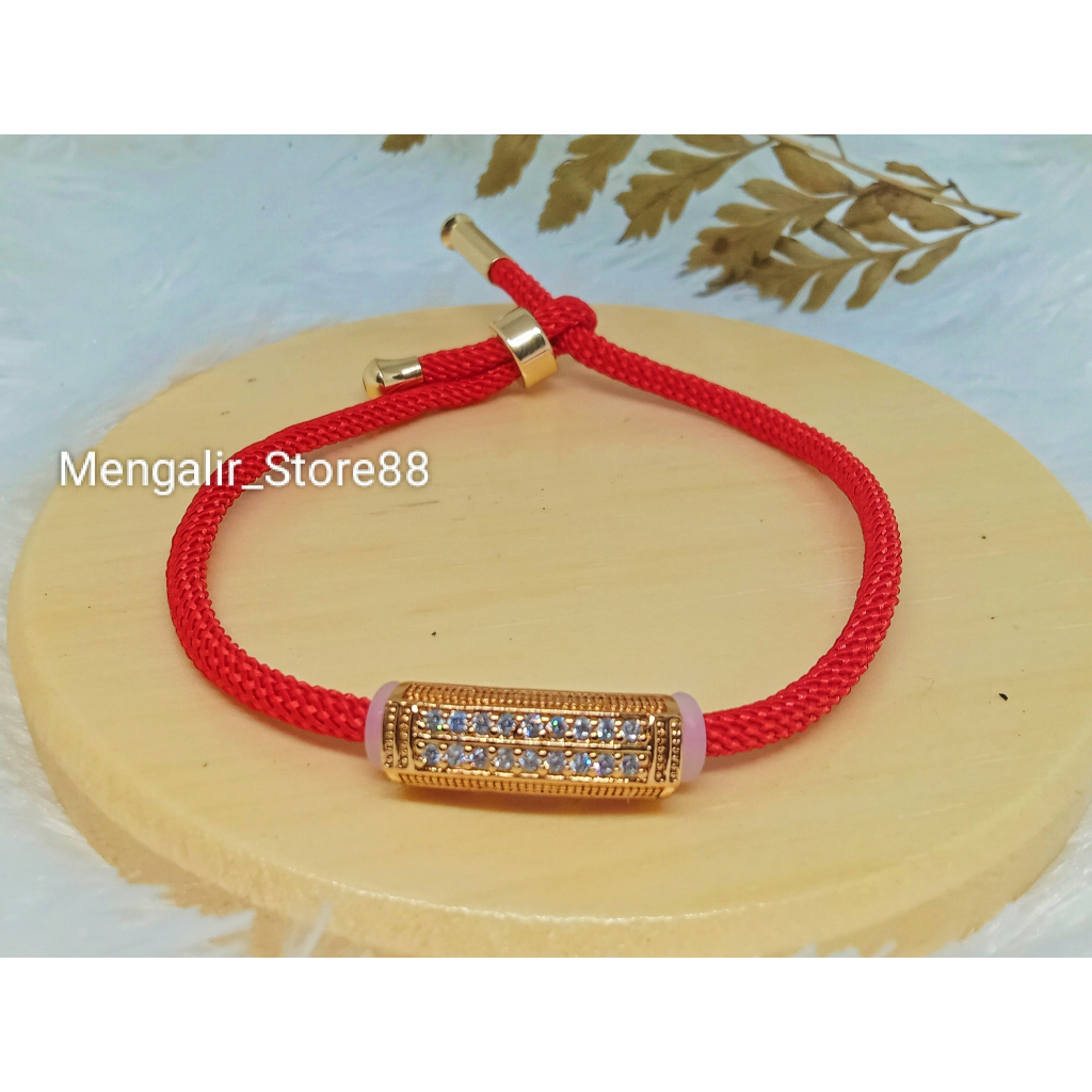 GELANG TALI SERUT WARNA MERAH