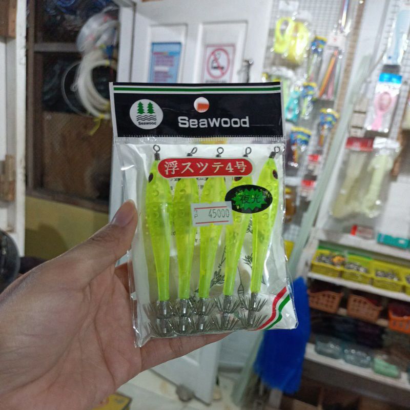 Pancing cumi Apollo HIJAU STABILO