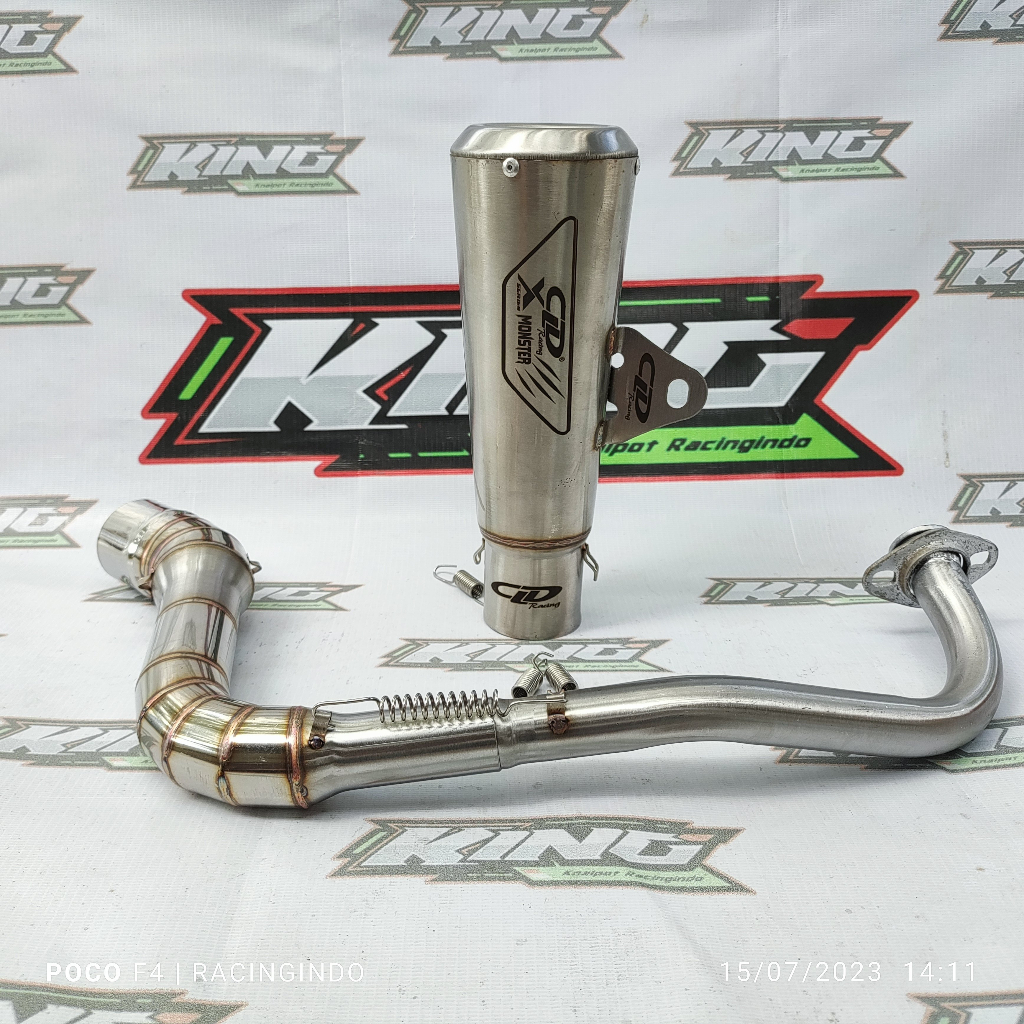 knalpot racing cld x monster vario 125 beat genio scopy x ride mio j mio sporty dll