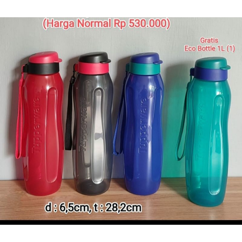 tupperware promo eco botol 1 liter