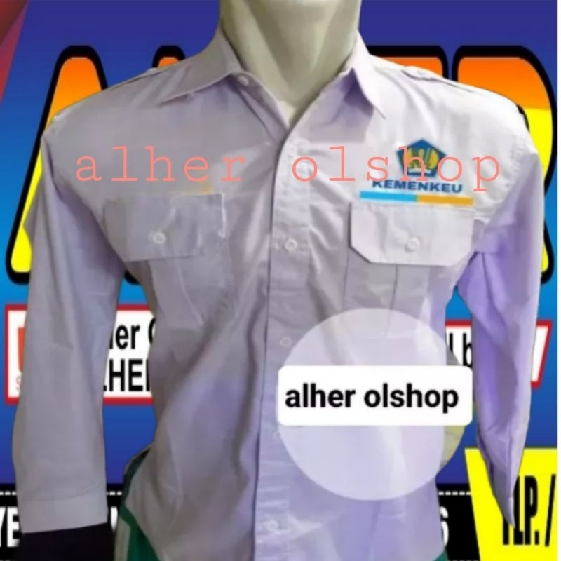 Kemeja Kemenkeu baju Kemenkeu seragam Kemenkeu Pdh Kemenkeu hem Kemenkeu kemeja kerja Kemenkeu baju 